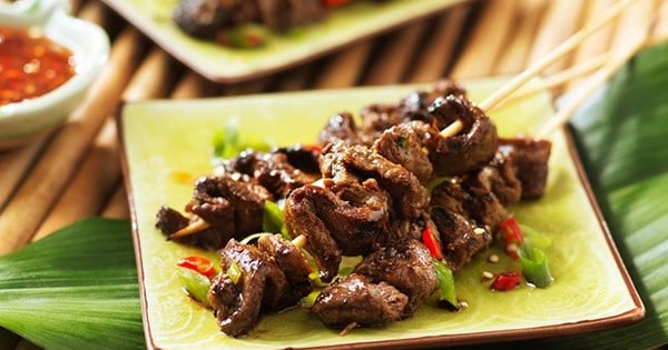Korean Style Beef Skewers