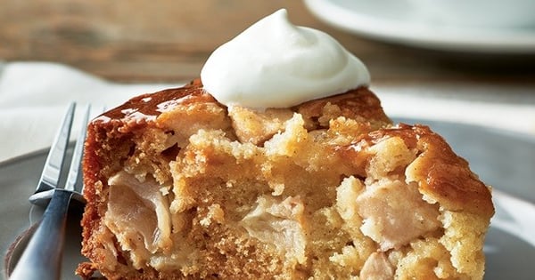Apple Cardamom Honey Cake