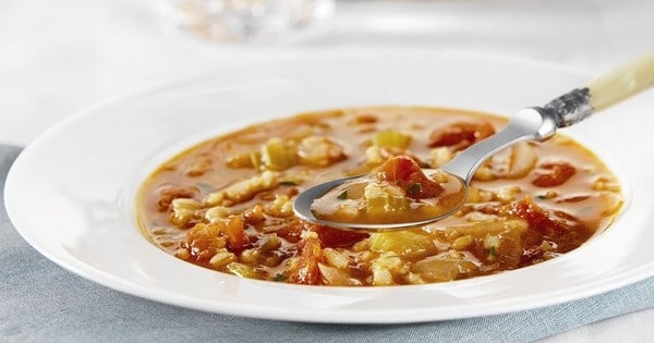 Roasted Tomato & Barley Soup