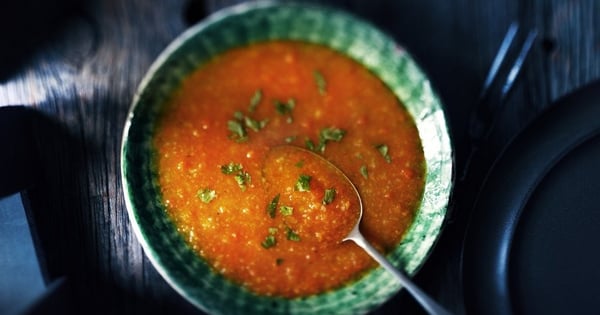 Coarse Carrot and Ginger Soup