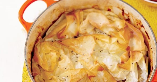 Phyllo-Topped Chicken Pot Pie