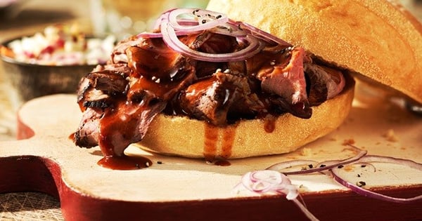 BBQ Beef on a Bun