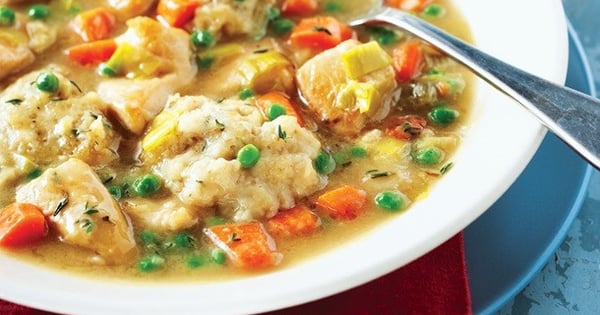 Chicken Stew with Oat Dumplings