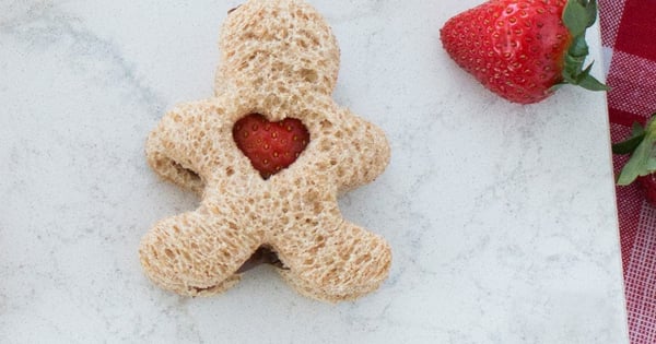 Gingerbread Man Food Art