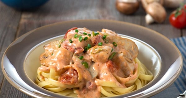 Pesto Chicken Alfredo