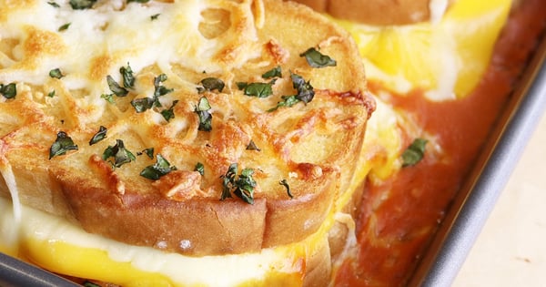 Meatball Grilled Cheese Casserole