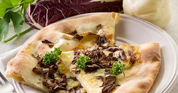 Roasted Fennel Pizza with Radicchio