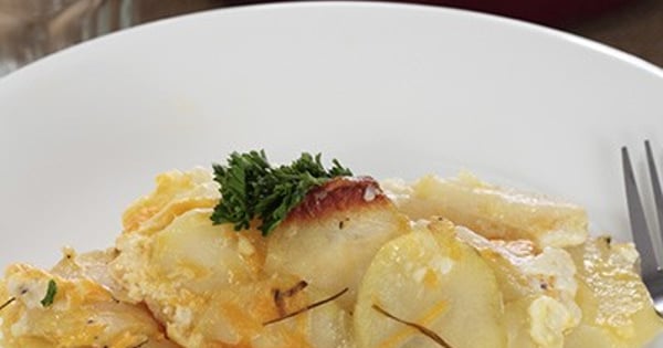 Cheddar-Parmesan Potatoes