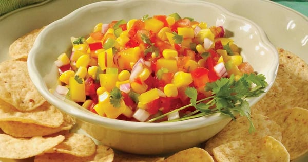 Mexican Salsa with Corn and Mango