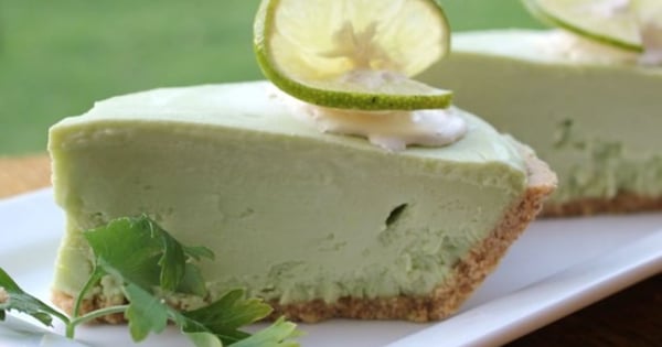 Avocado Lime Cheesecake