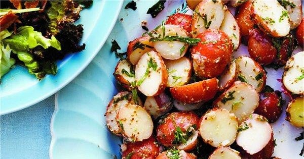 Baby-red-potato salad
