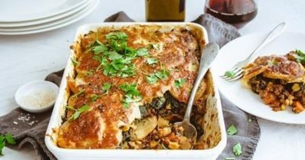 Beef and Potato Layered Casserole