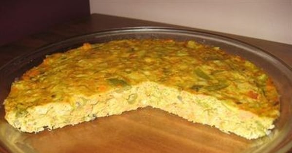 Asparagus and Salmon Frittata