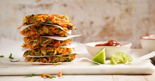 Carrot & Noodle Fritter