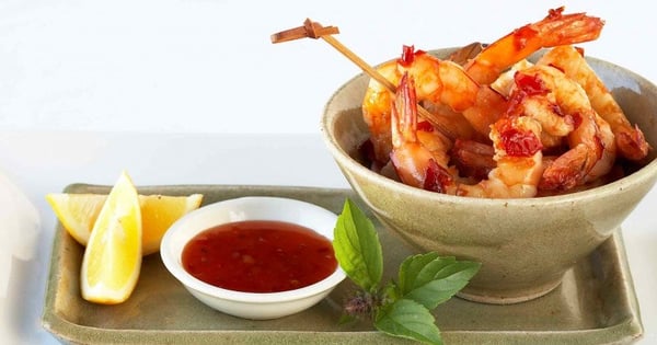 Barbecued Sweet Chilli King Prawns