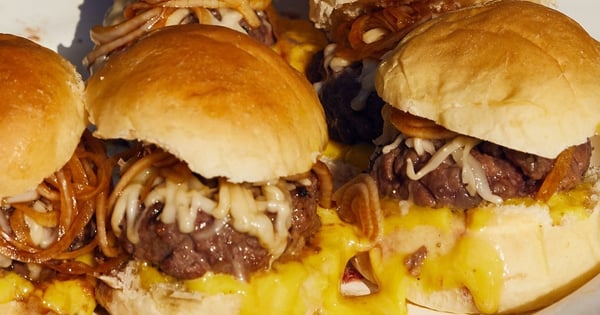 Beef Sliders with Provolone and Balsamic Onions