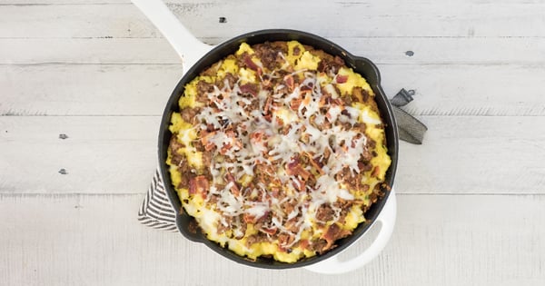 Sausage-Bacon and Cheese Breakfast Torte