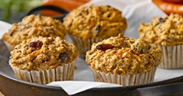 Apple Carrot Bran Muffin