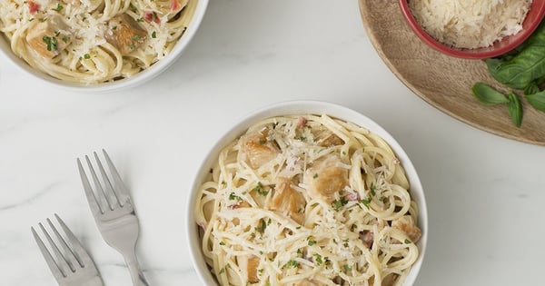 Easy Chicken Carbonara