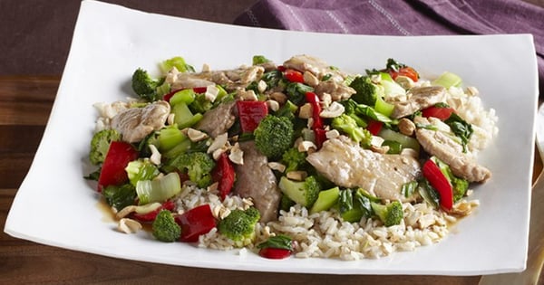 Pork-Cashew Stir-Fry