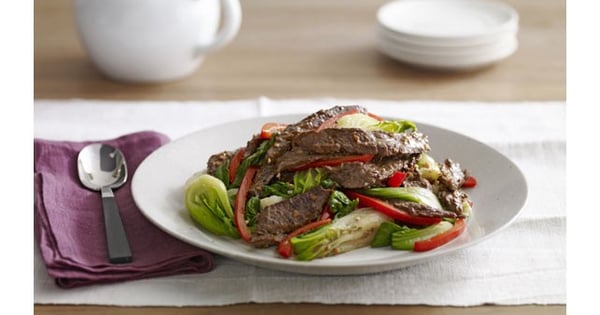 Asian Beef with Baby Bok Choy