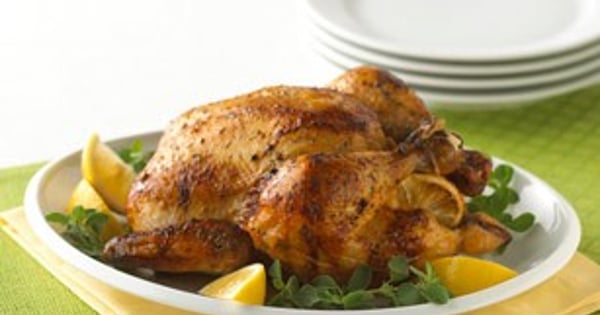 Greek-Style Lemon Roast Chicken