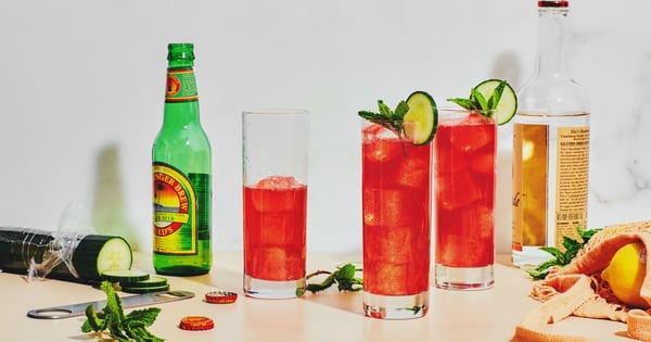 Blackberry-Cucumber Mule