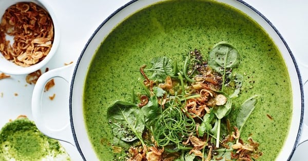 Thai Coconut, Broccoli and Coriander Soup