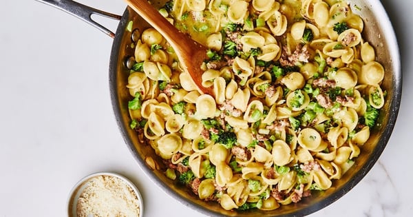Broccoli Bolognese with Orecchiette