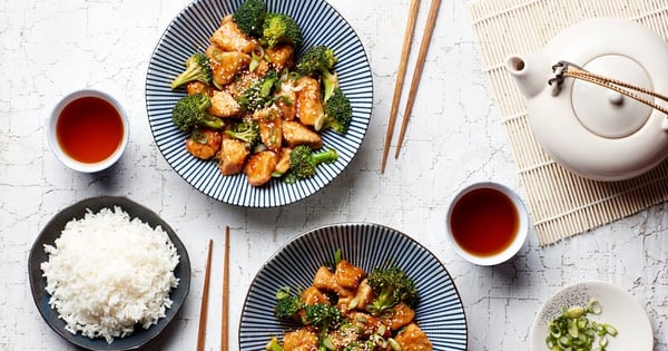 Quick Sesame Chicken with Broccoli