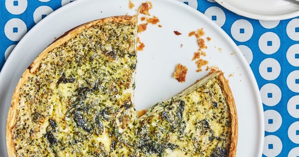 Broccoli and Cheese Quiche