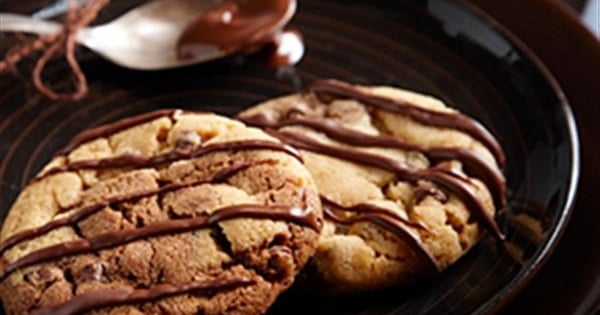 Chocolate Chip Peanut Butter Swirl Cookies