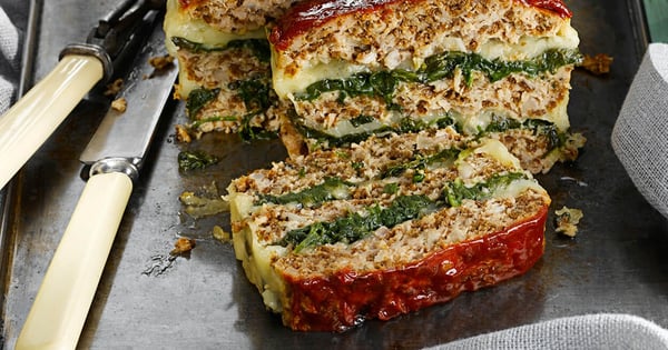 Chicken and Spinach Meatloaf