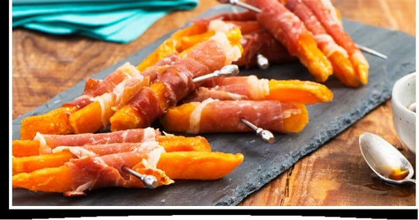 Prosciutto-Wrapped Sweet Potato Fries