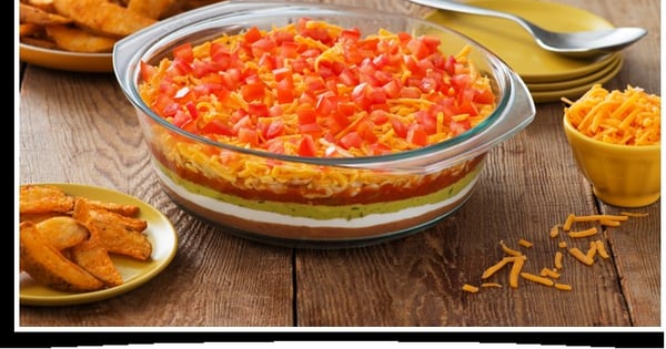 7-Layer Dip & Spicy Wedges