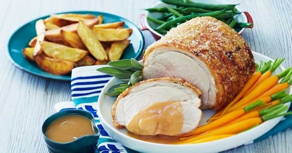 Salt Crusted Pork Roast