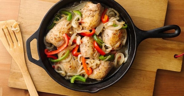 Savory Chicken with Peppers