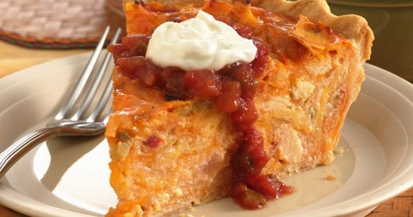 Chicken Enchilada Quiche