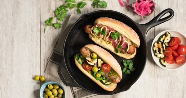 Garlic Bread Italian Sausage Melts