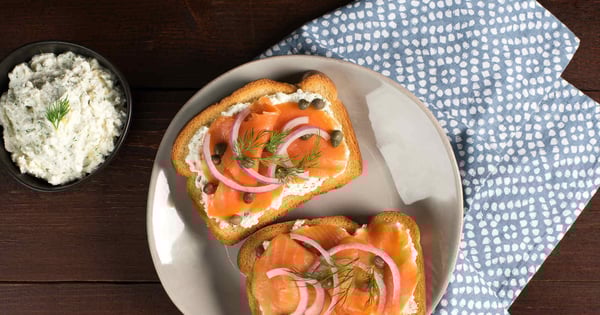 Lemon Ricotta Toast with Smoked Salmon