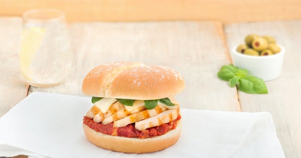 Grilled Chicken Fontina Sandwich