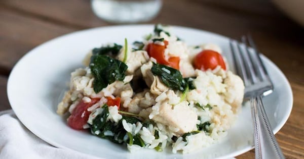 Chicken and Spinach Risotto