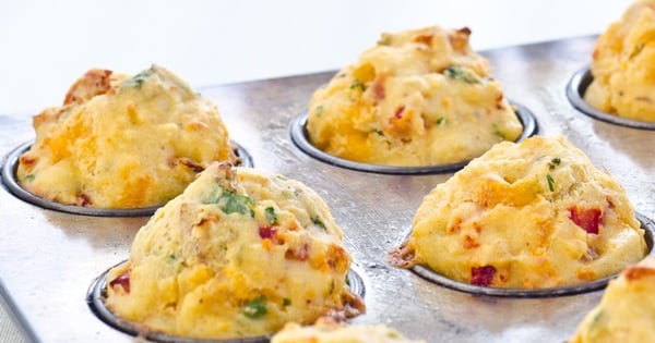 Sun-Dried Tomato Cornbread Muffins