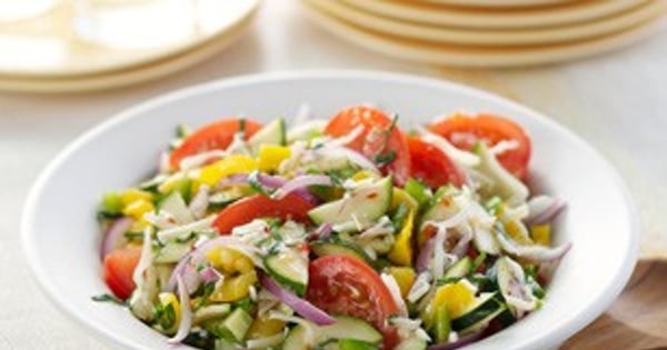 Mediterranean Marinated Vegetable Salad