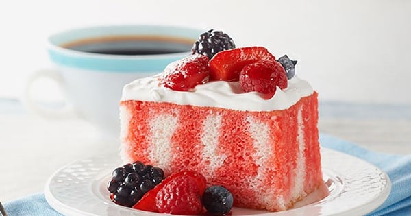Berry Summer Poke Cake