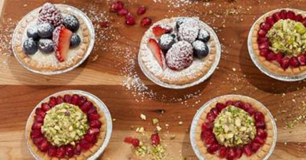 White Chocolate Tartlets