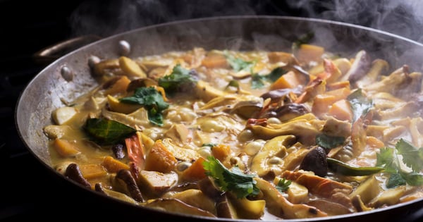 Winter Squash and Wild Mushroom Curry