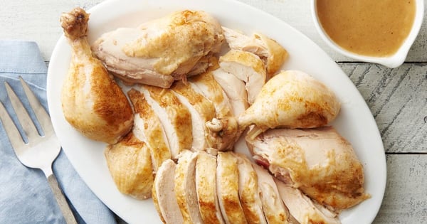 Instant Pot™ Whole “Roast” Chicken and Gravy
