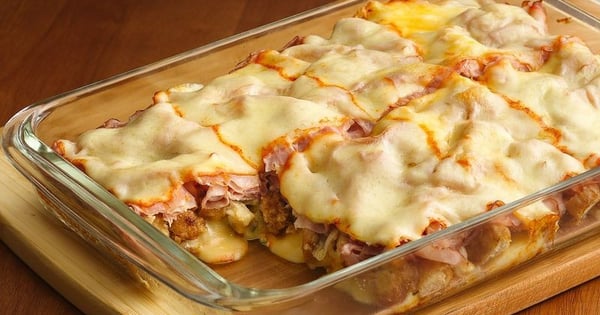 Deep-Dish Chicken Cordon Bleu