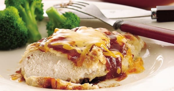 Easy Barbecue Crispy Chicken Melts